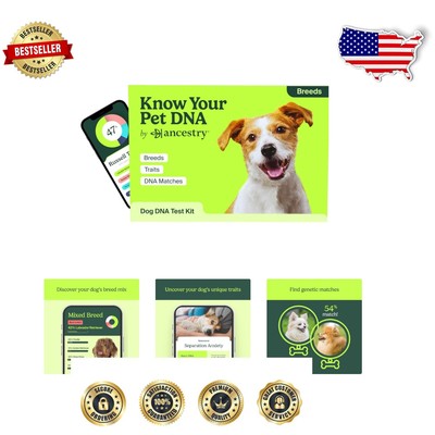 Unique Dog DNA Testing Kit - Understand Your Dog s Genetics and Personality