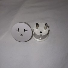 American Usa To European Schuko Germany Plug Adapters Ce Certified Heavy Duty 2