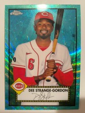 2021 Topps Chrome Platinum Anniversary Dee Strange-Gordon #401 Aqua Wave