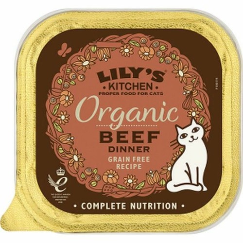 Beef Dinner For Cats, Organic 85G (Lily'S Kitchen) Food Treat Wet