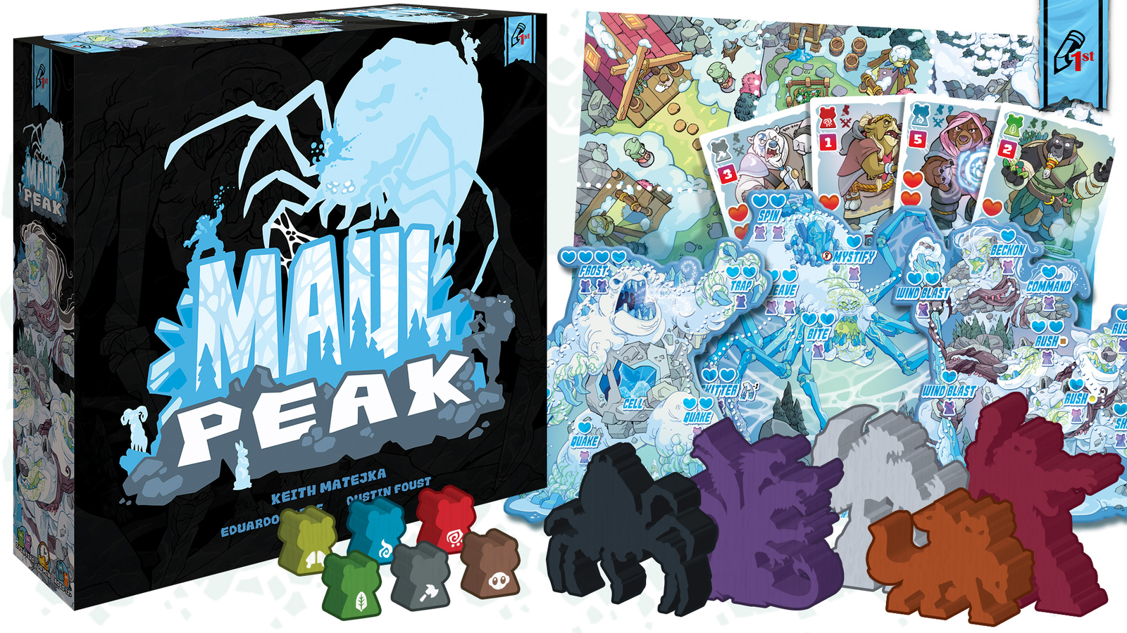 Настольная игра Maul Peak - игра с асимметричной тактикой