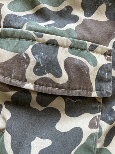 Eddie Bauer Coat Mens Large Green Camo Hunting Goose Down Frog Skin - Picture 6 of 11
