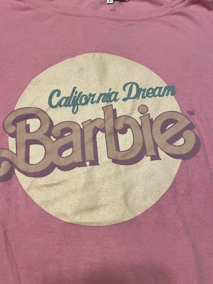 Wildfox California Dream Barbie Sudadera Rosa Damas Grande Rara Difícil de Encontrar De Colección Foto 3 de 4