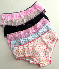 PINK Victoria's Secret Panty Wink Mesh Ruffle Ruffled Cheeky Nwt S M L XL 2XL