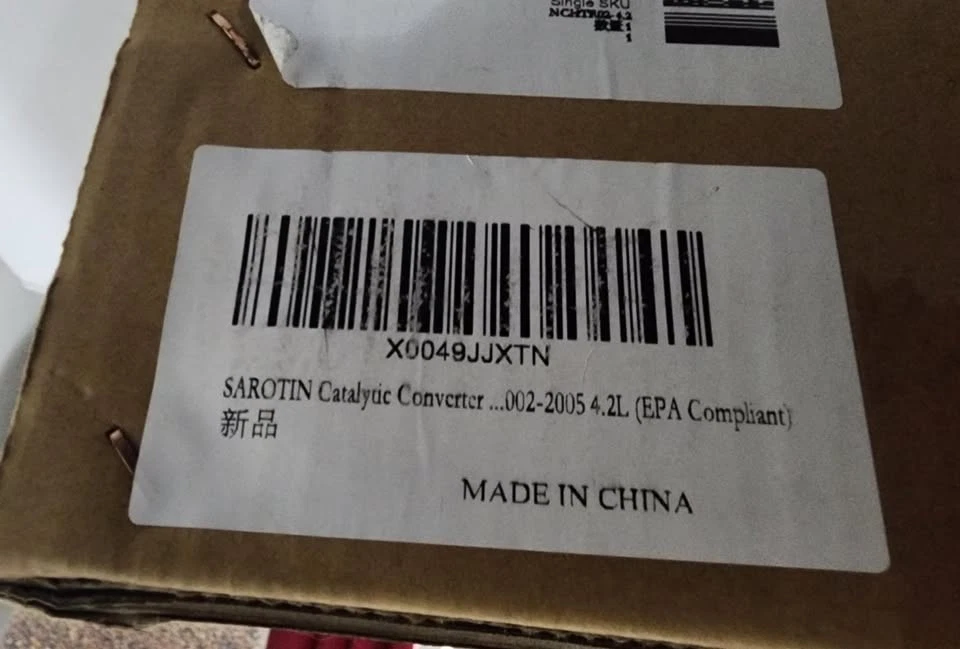 Convertidor catalítico SAROTIN compatible con Chevrolet Trailblazer, para GMC Envoy Foto 2 de 3