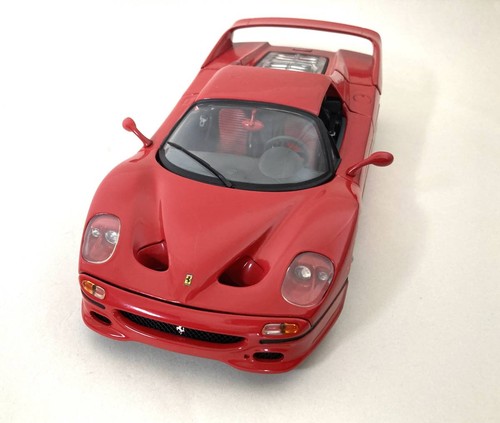 Minicar rossa pressofusa Hotwheels Mattel F50 1/18 - Foto 6 di 10