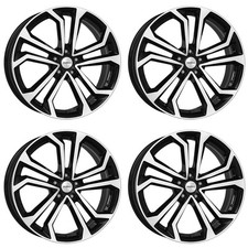 4 Dezent TA dark wheels 6.5Jx16 5x114.3 for Ford Maverick 16 Inch rims