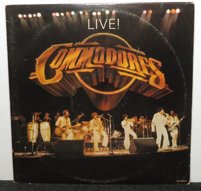COMMODORES LIVE (VG) M9-894A2 LP VINYL RECORD