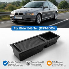 Mittelkonsole 51168217953 Rollo Getr�nkehalter Ablagefach f�r BMW 3er E46 99-05