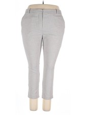 H M Women Gray Dress Pants 18 Plus