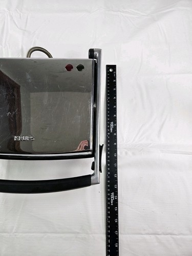 Krups Panini Sandwich Maker Grill FDE312 Stainless Steel Nonstick Electric - Picture 3 of 11