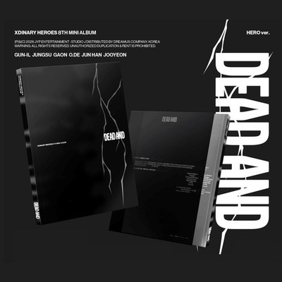 Xdinary Heroes 8th Mini Album [DEAD AND] HERO Ver. CD+P.Book+P.Card+Sticker+Gift