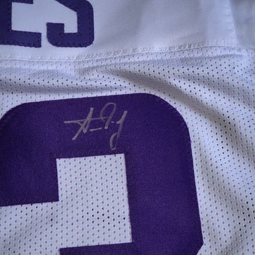 Aaron Jones #33 Minnesota Vikings Signed Jersey Autographed Beckett - Picture 3 of 4