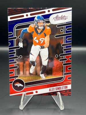 2024 Panini Absolute - Alex Singleton #32 Red & Blue