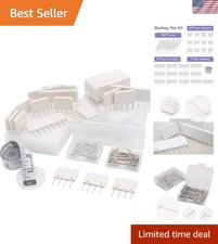 Knit Blocking Pins Kit - 25 Pcs Knit Blockers  100 T-pins Kit for Blocking M...