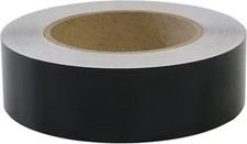 Solid Stripe for Auto Truck Boat - 3mil Vinyl - 1" x 50' - Black