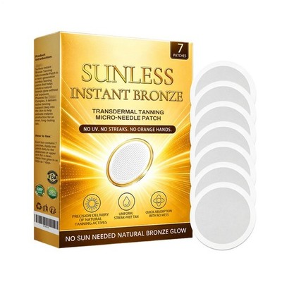 14 Stück Sunless Patch, Bräunungspflaster, sonnenfreies Glow Patch Bräunungs-