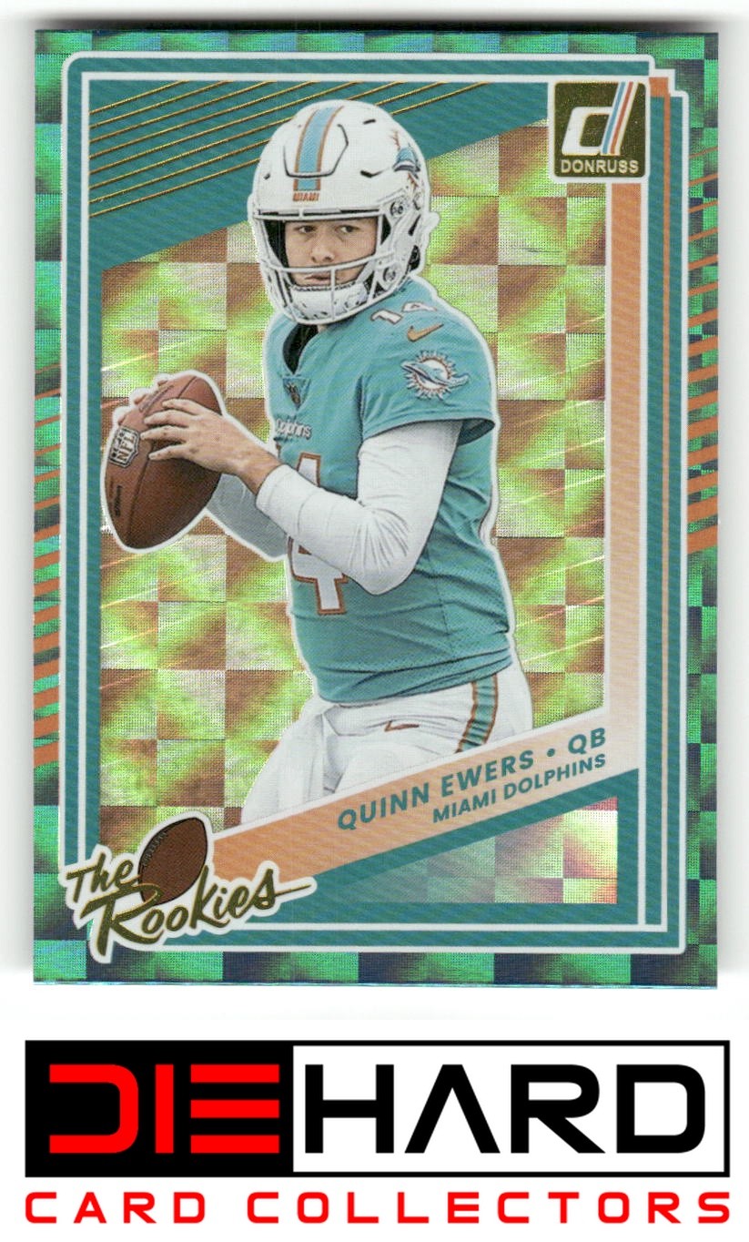 2025 Donruss #6 Quinn Ewers The Rookies Miami Dolphins