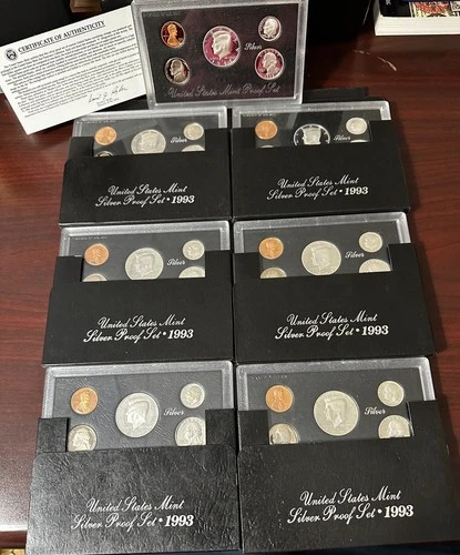 1993 United States Silver Proof Sets Great Shape!!