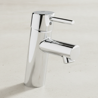 Grohe Eh-Wt-Batterie Concetto 23385_1 Mittelstellung Kalt Glatter KöRper Chrom