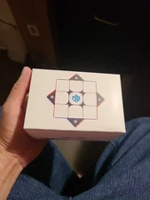GAN 356 M, 3x3 Magnetic Speed Cube Stickerless 2020 Complete Open Box