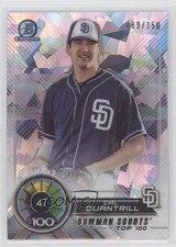 2018 Bowman Scouts' Top 100 Atomic Refractor 89/150 Cal Quantrill #BTP-47 6ki