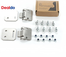 2 Pair Golf Cart Seat Hinge Set for Club Cars DS Electric/Gas 1979-Up - Replac