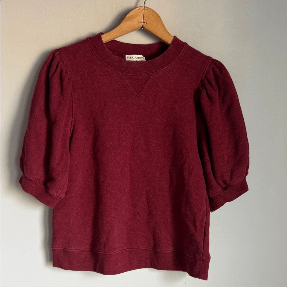 Ulla Johnson Rami Pullover in Bordeaux Large - Image 2 of 4