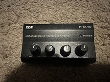 4-Channel Portable Stereo Headphone Amp - Pyle PHA40