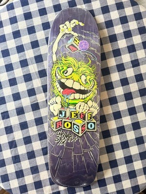 NEW SEALED Jeff Grosso Grimple Anti Hero x Grimple Stix Skateboard Deck 9'' PURPL