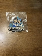 Disneyland 60th Anniversary Pin Celebration Mickey Minnie Mouse New