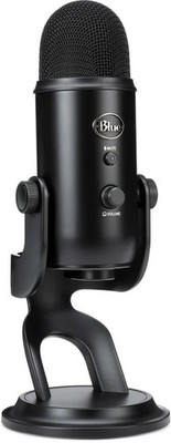 Blue Microphones Yeti Multi-pattern USB Condenser Microphone - Blackout