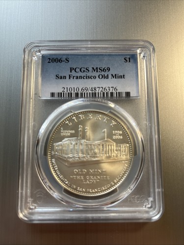 2006 S San Francisco Old Mint Commemorative Silver Dollar. Pcgs Ms 69. - Picture 1 of 2