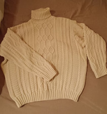 Marc o Polo Norwegerpullover  in Naturweiß aus Baumwolle