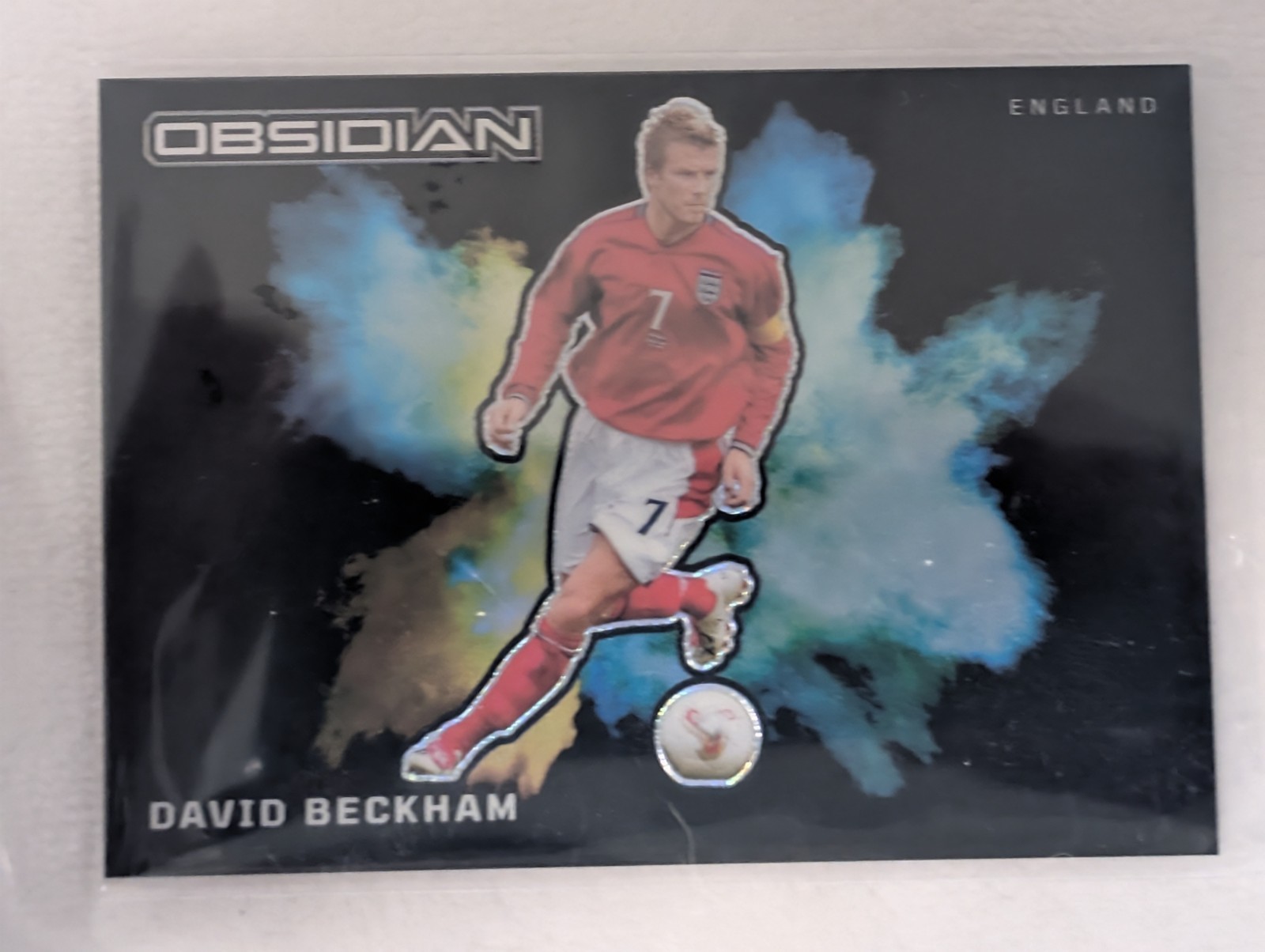 2023-24 Panini Obsidian - Black Color Blast David Beckham #5