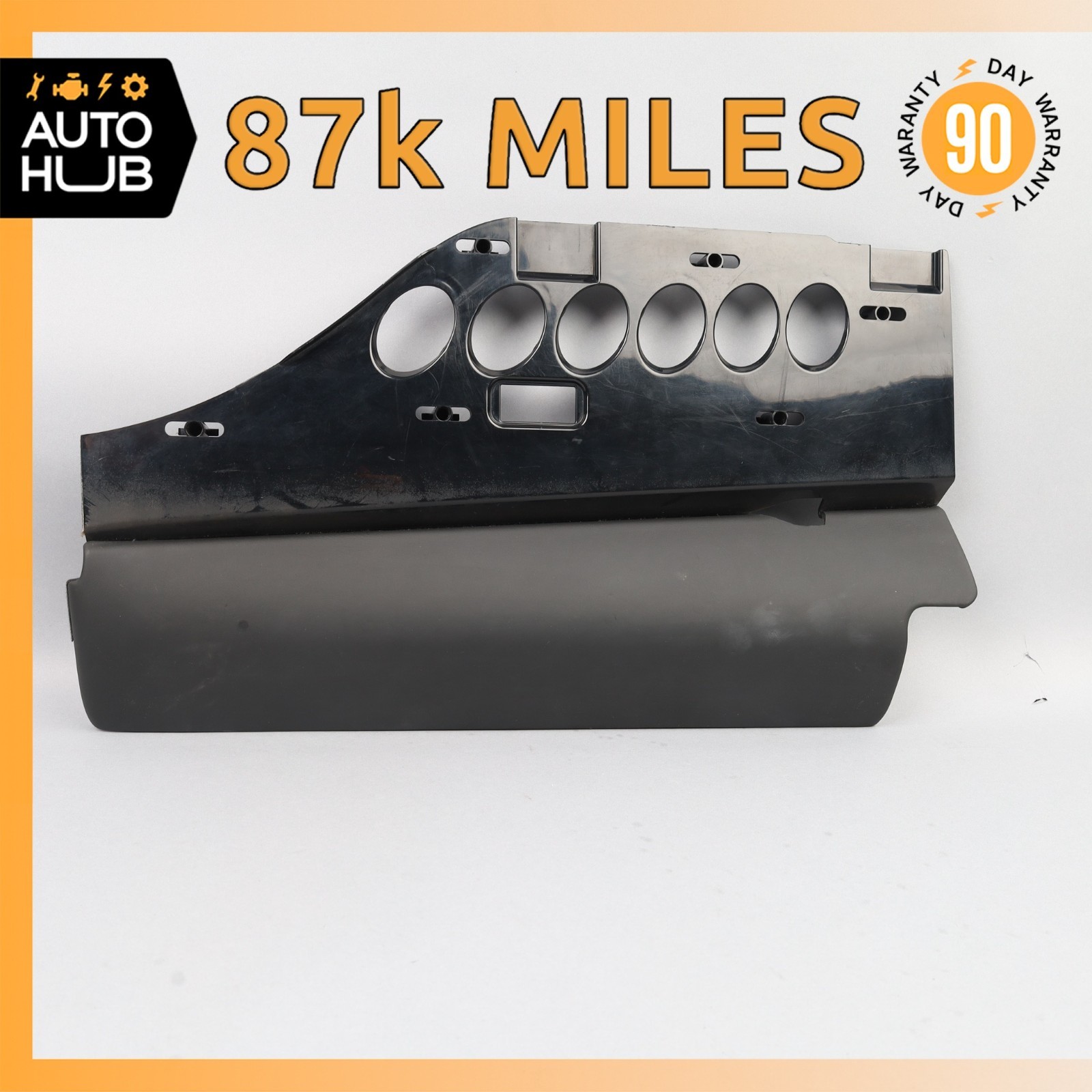 03-15 Bentley Continental GT Right Knee Panel Under Dashboard Dash w/Trim OEM