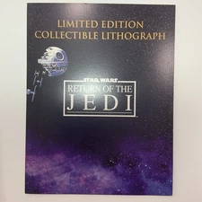 Return of The Jedi Limited Edition Collectible Lithograph RARE LucasFilms
