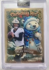 🔥2025 Wild Card Christmas Hits Tyler Shough Polar Bear Gold True 1/1 Rookie🔥