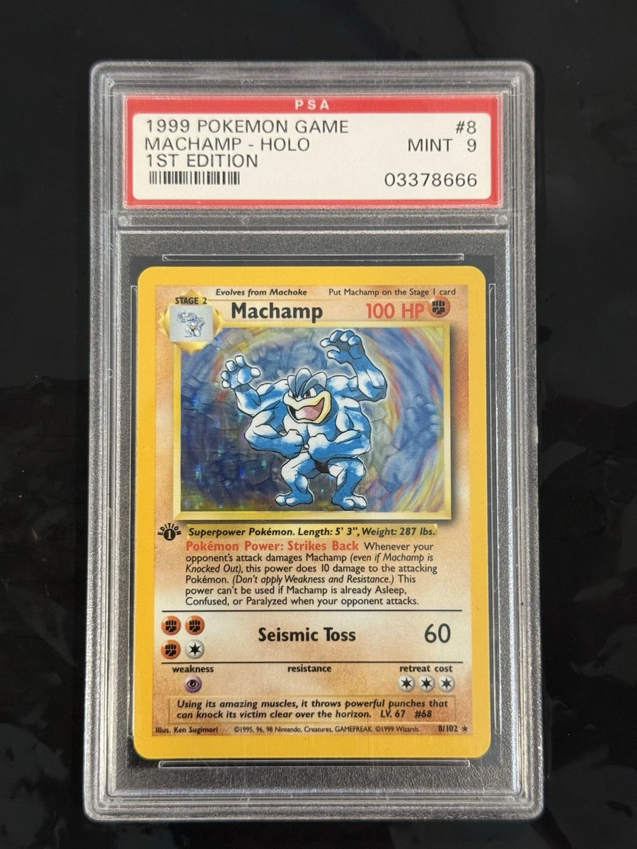 Preços baixos em Cartões individuais de Pokémon Machamp primeira