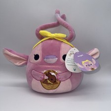 Squishmallows Disney's Lilo and Stitch Angel 8" Pink Easter Plush NEW