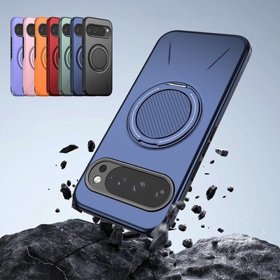 Rugged Case For Google Pixel 10 Pro XL/10A/9A Magnetic Cover with Ring Kickstand