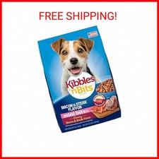 Kibbles 'n Bits Mini Bits Small Breed Savory Bacon  Steak Flavor Dry Dog Food,