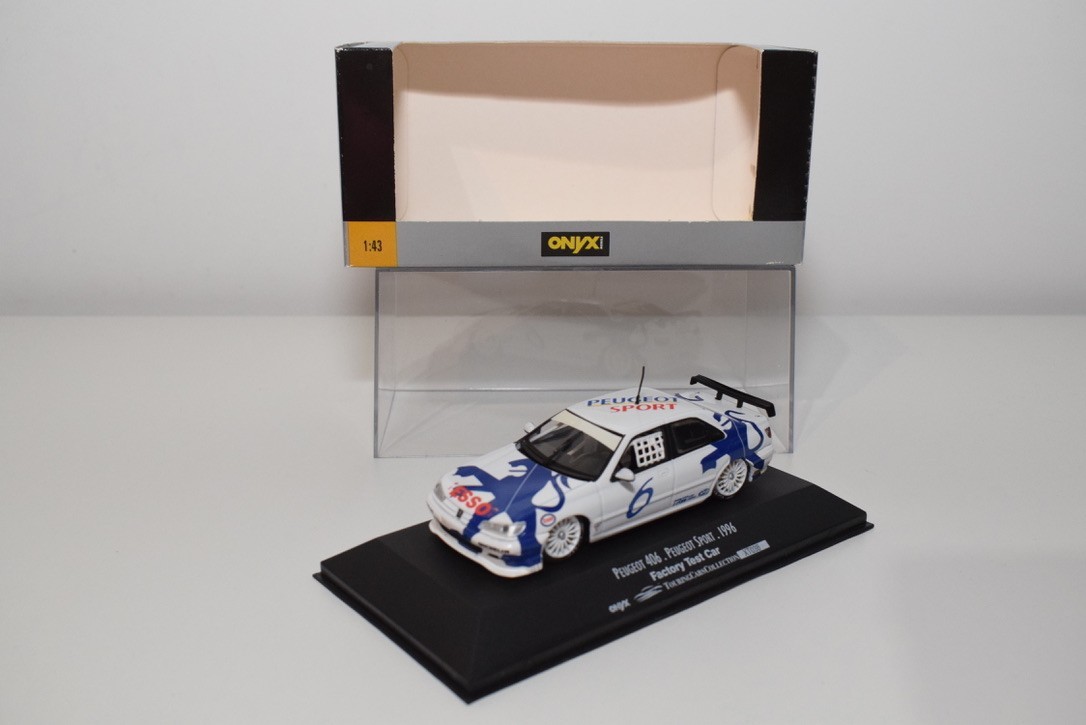 B86 1:43 ONYX XT038 PEUGEOT 406 FACTORY TEST CAR 96 1996 MIB | eBay