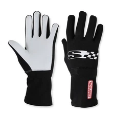 Simpson Racing SSXK Super Sport Driving Gloves Adult XL SFI 3.3/5 Black Pair