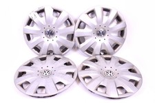Satz 4x Radzierblenden 15" original VW Touran Golf V Radkappe 1T0601147D silber