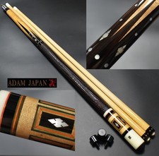 Adam cue70' AH Lizard Genuine Leather Handle 8-Point 18-Thread 2-Shaft Joint