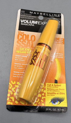 Maybelline The Colossal Volum  Express Cat Eyes Mascara   233 Glam Black   NEW