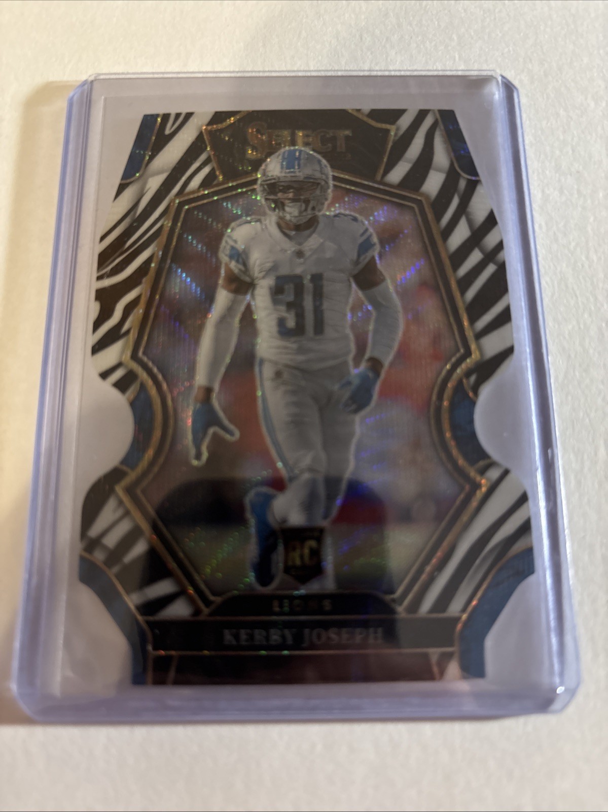 Kerby Joseph Panini Select #135 Zebra