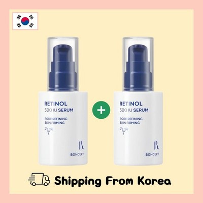 Boncept Retinol 500 IU Serum 30ml X 2pcs | Retinol & Bakuchiol Skincare
