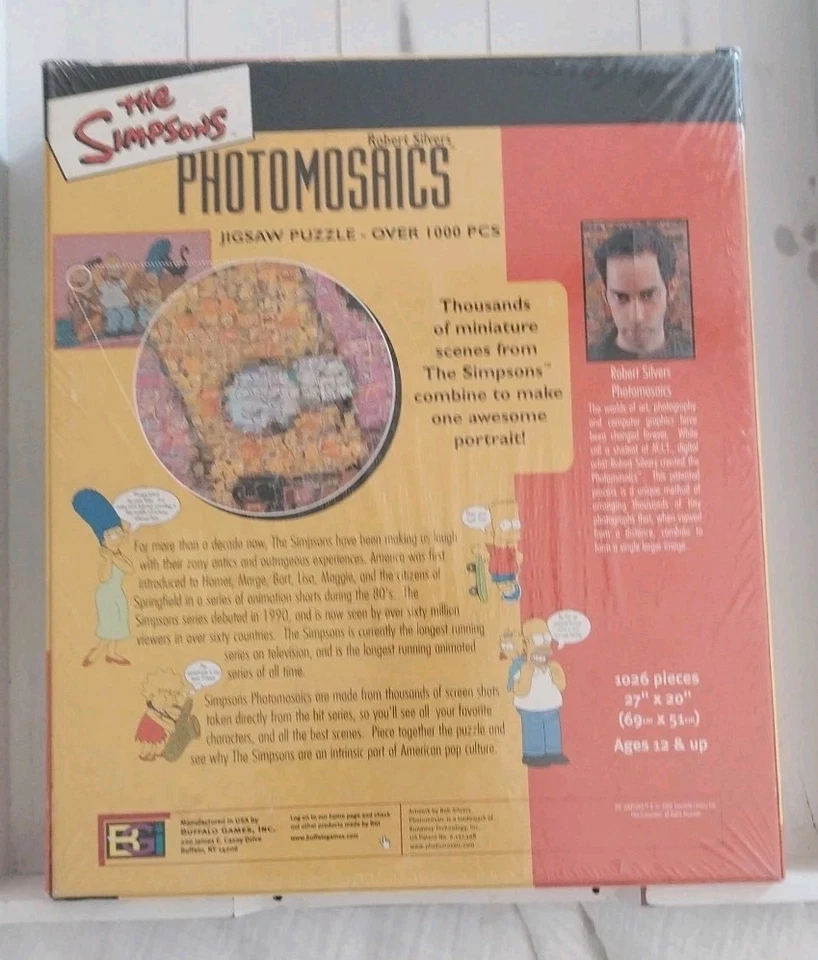 The Simpsons- Trying Is The First Step Towards Failure RARE- 2005. Photomosaics - Image 4 of 4